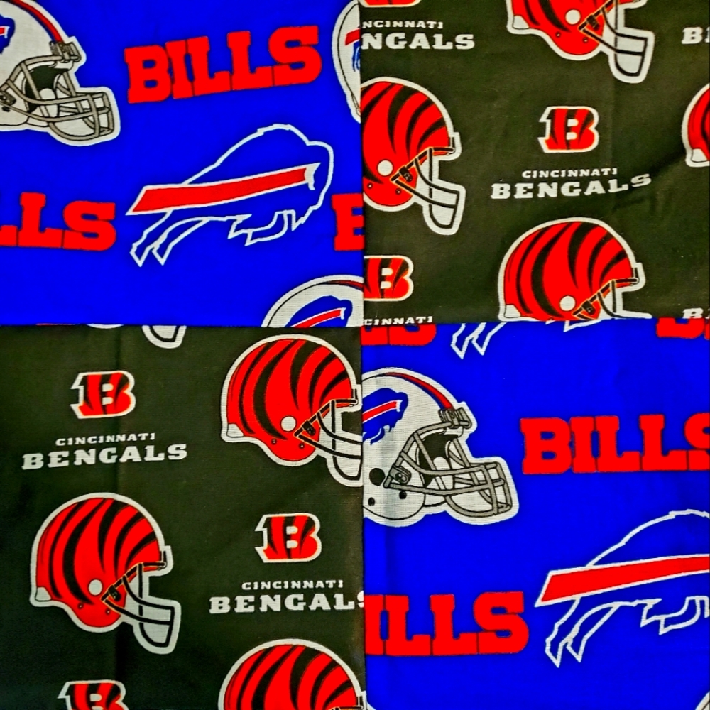 Bills/Bengals Pillow